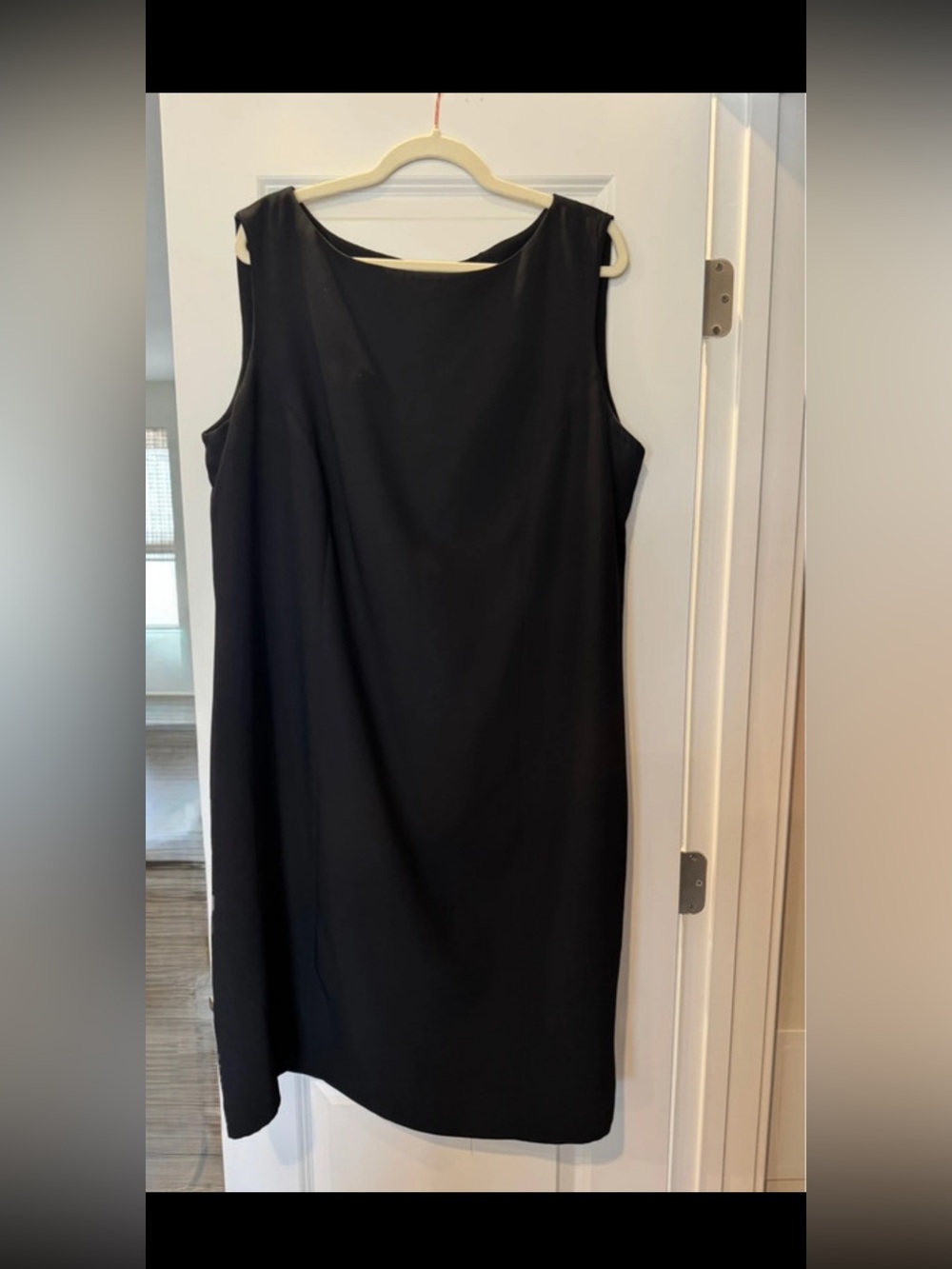 Style & Co. Sleek Black Sleeveless Dress Plus Size 24W